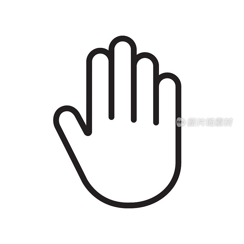 Hand palm Icon